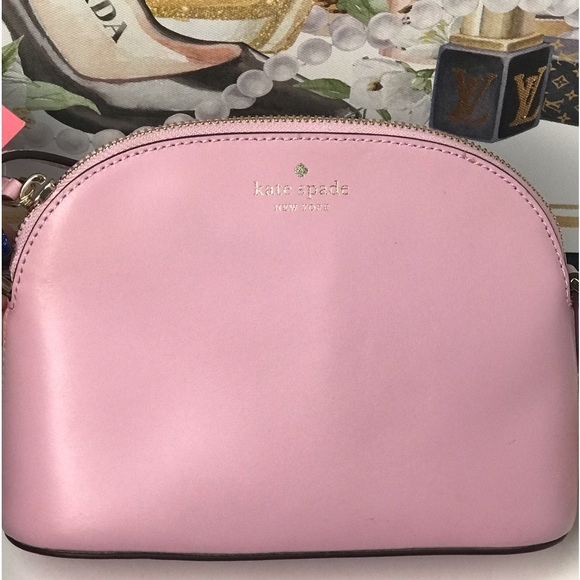 NWT Kate Spade Dome Leather Crossbody Bag- Pink 🌸💕 - Picture 8 of 17